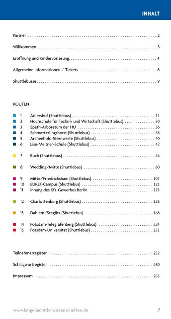 Komplettes Programmheft mit Schlagwort- und Teilnehmer-Register