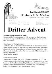 Dritter Advent - St. Lukas