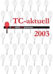 TC-Aktuell 2003 - TC Spaichingen