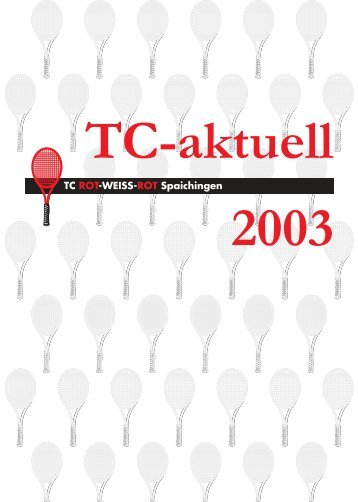 TC-Aktuell 2003 - TC Spaichingen