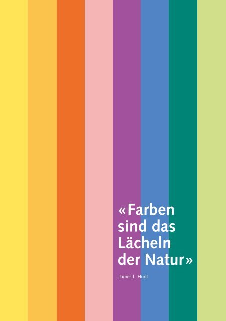 Flyer Emotionale Farbgestaltung - Dold AG