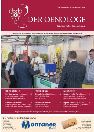 DER OENOLOGE - Bund Deutscher Oenologen eV