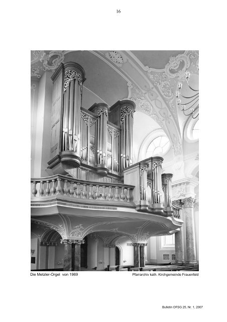 Die Orgel in der Stadtkirche St. Nikolaus Frauenfeld - OFSG - St ...