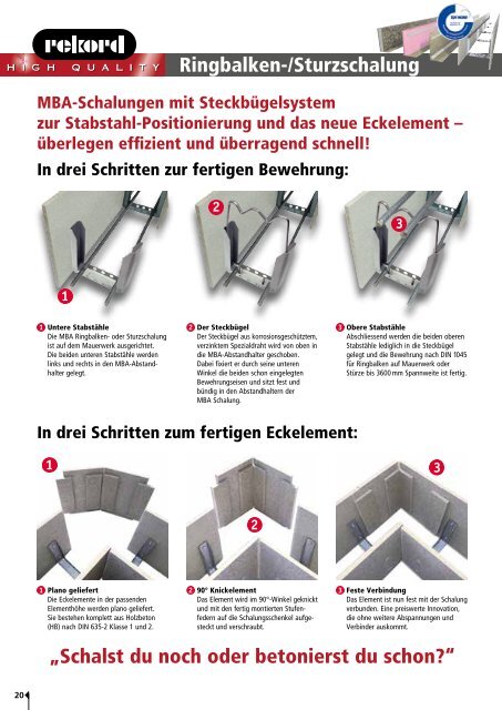 Lieferprogramm Preisliste 05.2012 - Rekord Holzmann