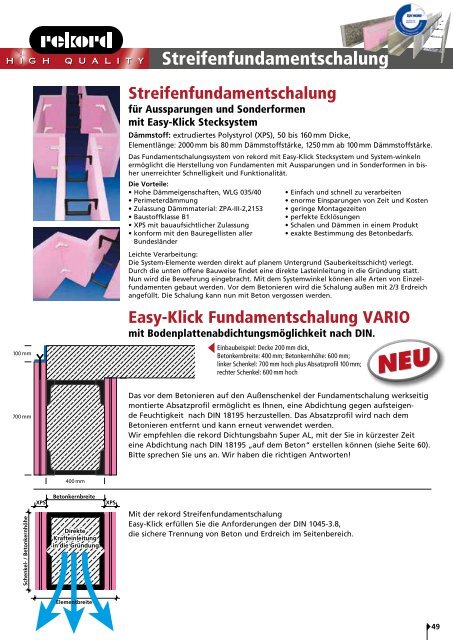 Lieferprogramm Preisliste 05.2012 - Rekord Holzmann