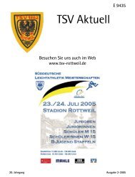 TSV Aktuell 2005_02.pdf - TSV Rottweil