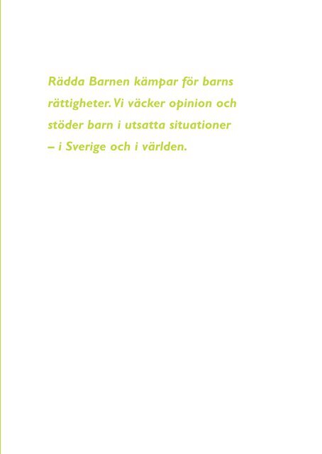 Barns sorg - Rädda Barnen