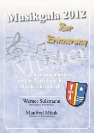Erinnerungsmappe Musikgala Bad Dürrheim - Diebold PR
