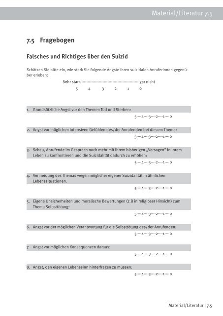 Druckdaten Handbuch Suizidprävention inkl ... - TelefonSeelsorge