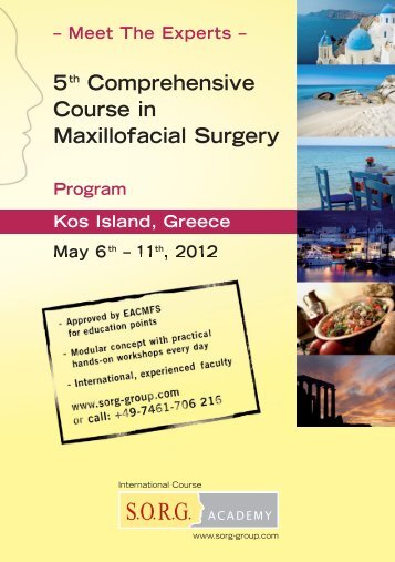 5th Comprehensive Course in Maxillofacial Surgery - SORG - Group