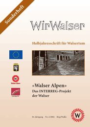 Walser Alps - Internationale Vereinigung für Walsertum