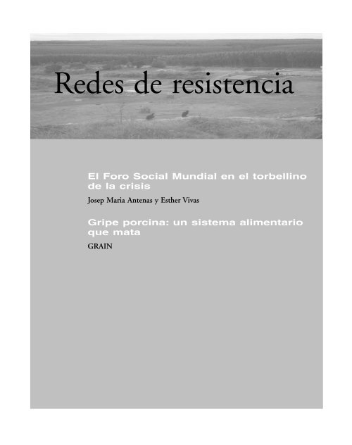 Salud y medio ambiente - Ecología Política