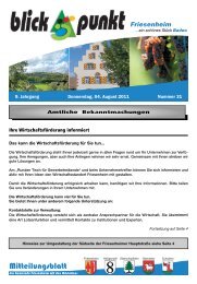 Mitteilungsblatt - Gemeinde Friesenheim