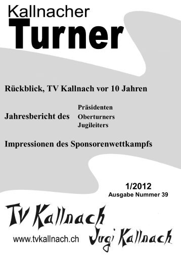 Ausgabe 1 - TV Kallnach