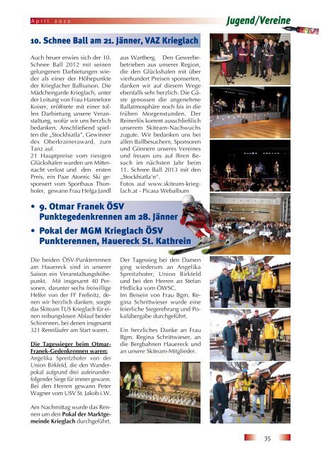 1. Folge / April 2012 - Gemeinde Krieglach