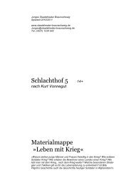 Schlachthof 5 14+ Materialmappe »Leben mit Krieg« - Staatstheater ...