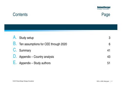 CEE in 2020 – Trends and perspectives for the next ... - Roland Berger