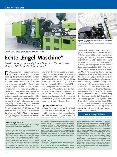 MACHINERY & - Advantage Austria