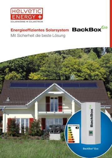 Was ist BackBox® Eco? - Helvetic Energy GmbH