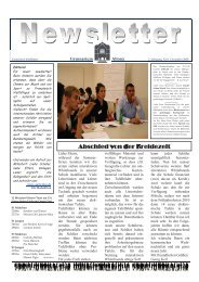 unser Newsletter vom Januar 2010 - Gymnasium Altona