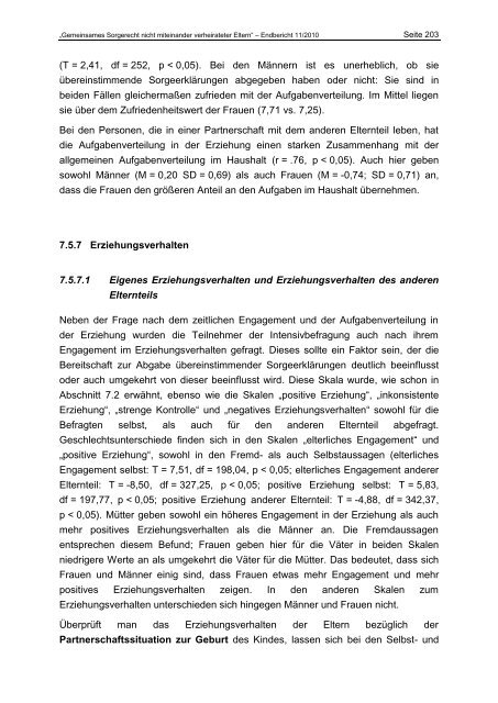 Gemeinsames Sorgerecht nicht miteinander - Bundesministerium ...