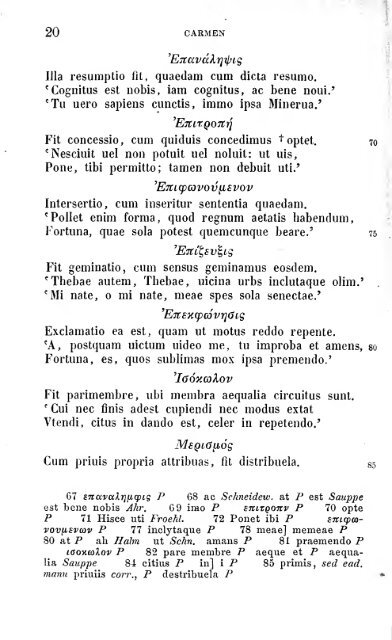 Anthologia latina sive poesis latinae ... - Centro Michels