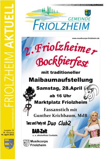 Gemeindeblatt - Friolzheim