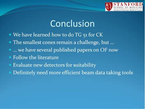 Practical Aspects of Cyberknife Small Beam Dosimetry