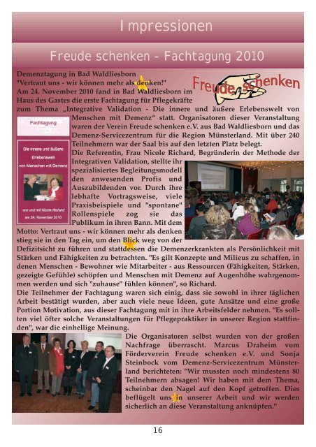Adventszeitung 2011 - Haus Gisela