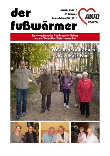 Heimzeitung Fusswärmer 01/2012 (.pdf-Dokument, 4400 kByte