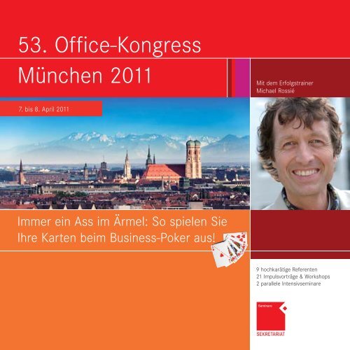 53. Office-Kongress München 2011 - OFFICE SEMINARE
