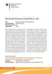 Reinhold Hummel GmbH & Co. KG - Biotechnologie.de