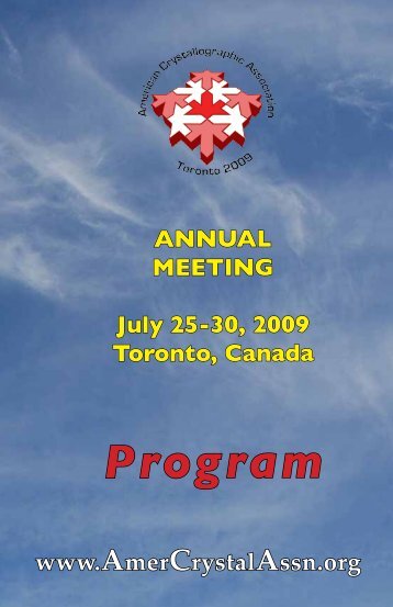 Program - The Canadian Institute for Neutron Scattering (CINS)