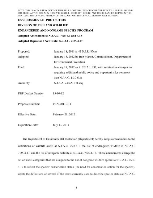 te list adoption final state of new jersey