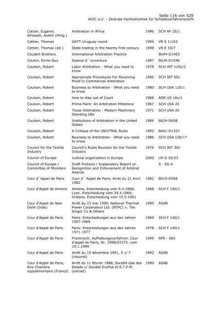 Bestandskatalog 2008 - ADIC