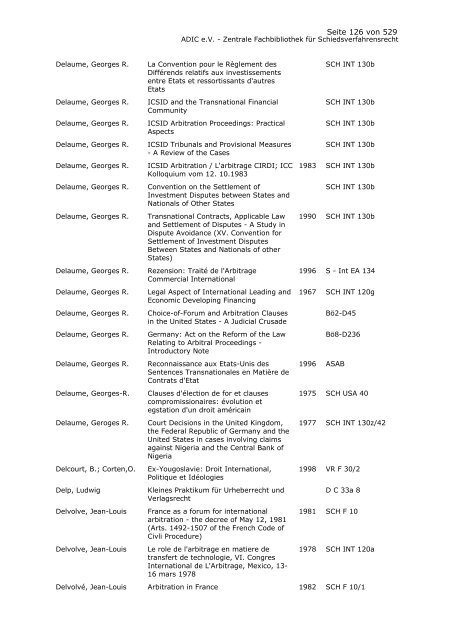 Bestandskatalog 2008 - ADIC