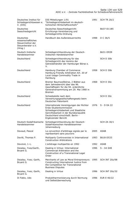 Bestandskatalog 2008 - ADIC