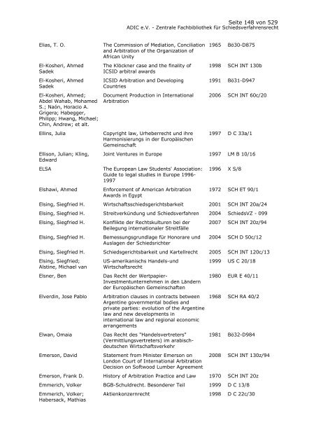 Bestandskatalog 2008 - ADIC