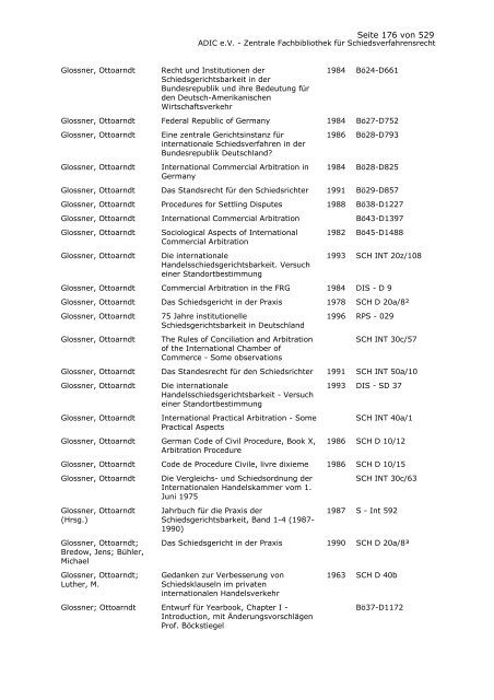 Bestandskatalog 2008 - ADIC