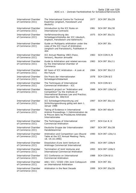 Bestandskatalog 2008 - ADIC