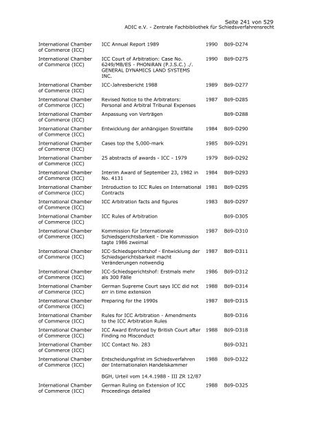 Bestandskatalog 2008 - ADIC