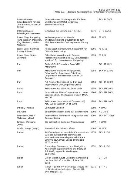 Bestandskatalog 2008 - ADIC