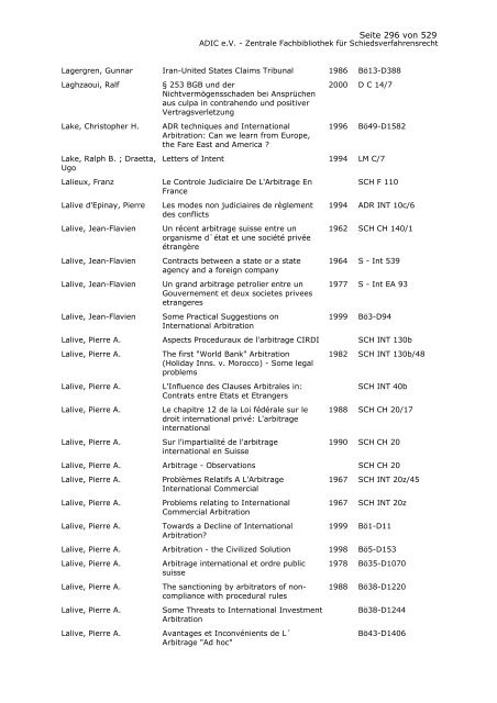 Bestandskatalog 2008 - ADIC