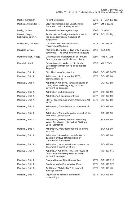 Bestandskatalog 2008 - ADIC