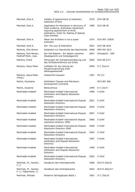 Bestandskatalog 2008 - ADIC