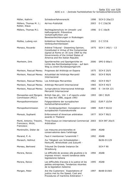 Bestandskatalog 2008 - ADIC