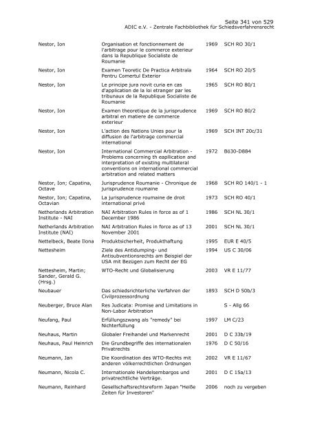 Bestandskatalog 2008 - ADIC