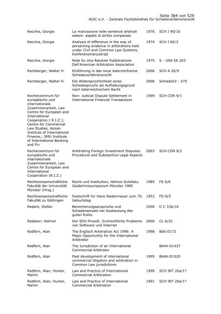 Bestandskatalog 2008 - ADIC