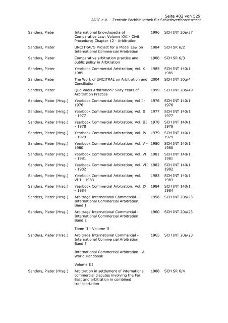 Bestandskatalog 2008 - ADIC