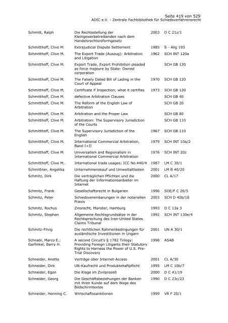 Bestandskatalog 2008 - ADIC